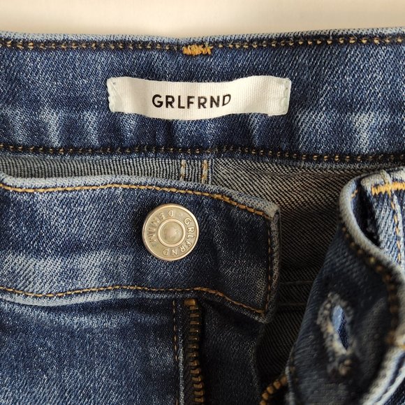 GRLFRND Joan Crop Flare Jeans sz 26 - Picture 4 of 8